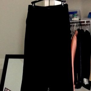 Black wide leg pants